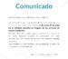 Comunicado institucional – IPOR